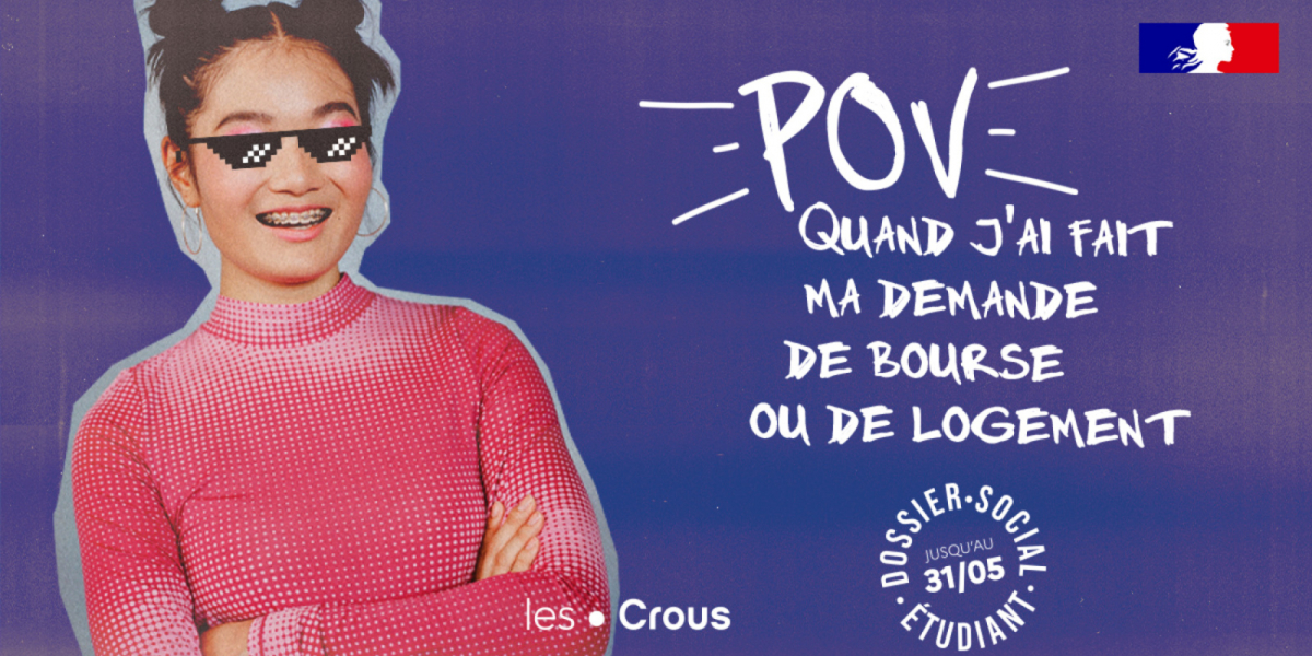 Bourse et logement Crous : remplis ton dossier social étudiant dès maintenant