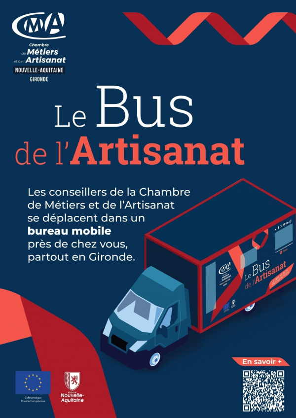 Le Bus de l'Artisanat sillonne la Gironde