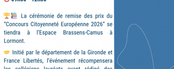 Concours citoyenneté européenne...