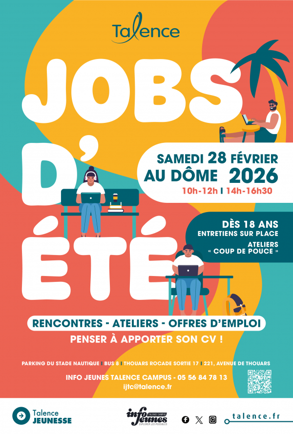 FORUM JOBS D'ÉTÉ 2026 - Talence