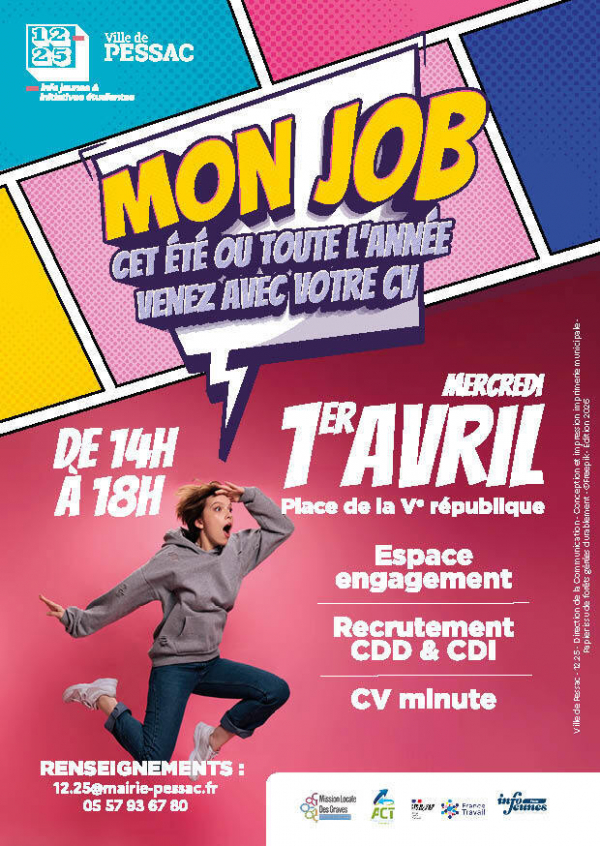 Opération "Mon job" cet été ou toute l'année