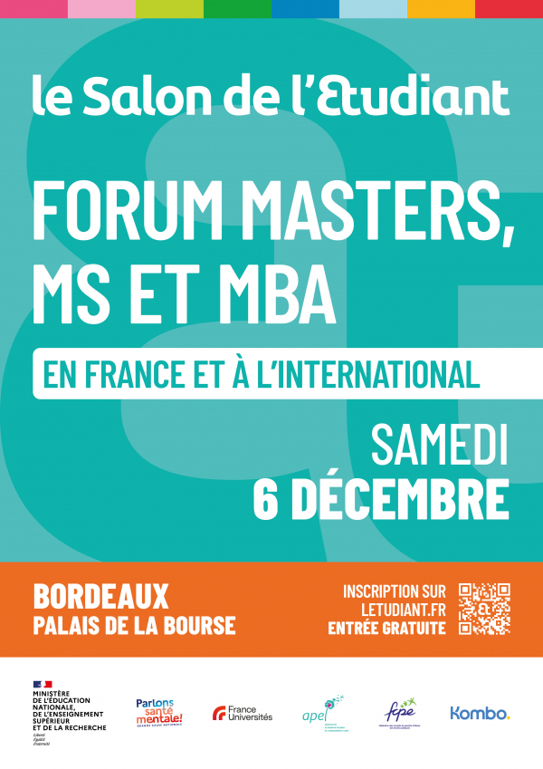 Salon de l'Etudiant Masters, MS & MBA de Bordeaux