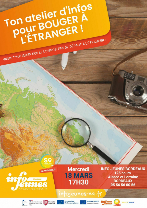 Ton atelier d'infos pour bouger à l'étranger !