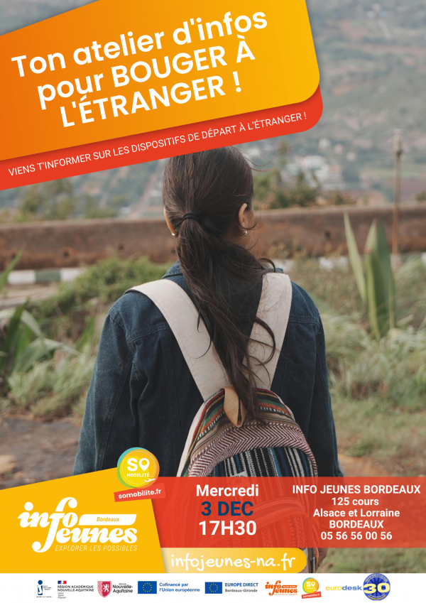 Ton atelier d'infos pour bouger à l'étranger !