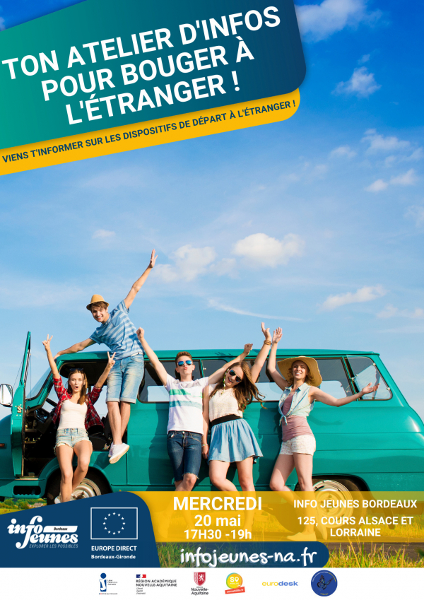 Ton atelier d'infos pour BOUGER À L'ÉTRANGER !
