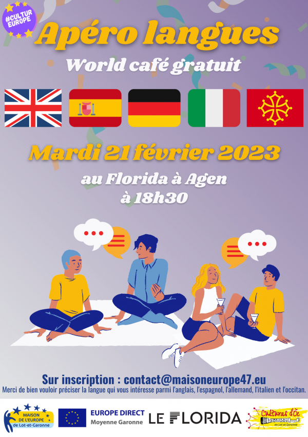 Apéro langues au Florida à Agen