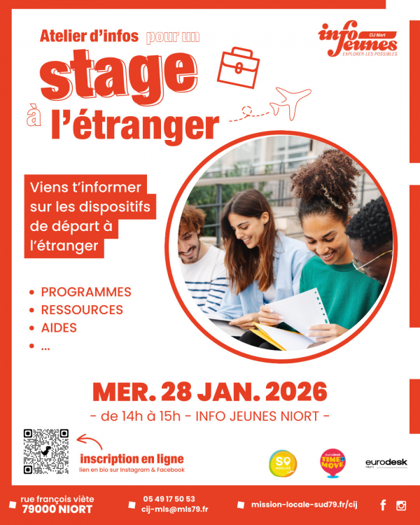 Atelier d'infos pour un stage à l'étranger