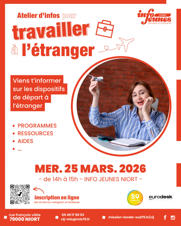 Atelier d'infos : Travailler à l'étranger