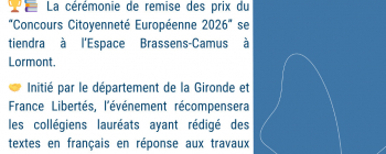 Concours citoyenneté européenne...